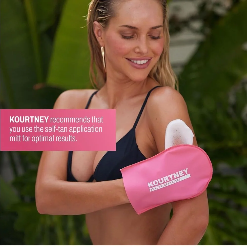 Kourtney Keller Instant Self-Tan Mousse and Applicator Mitt